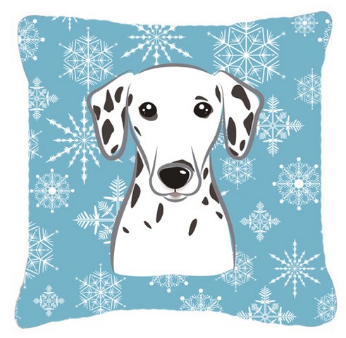 Snowflake Dalmatian Fabric Decorative Pillow