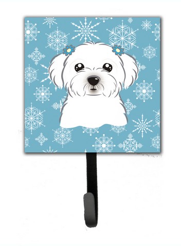 Snowflake Maltese Leash & Key Holder