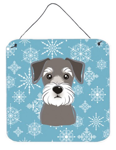 Snowflake Schnauzer Wall and Door Hanging Prints