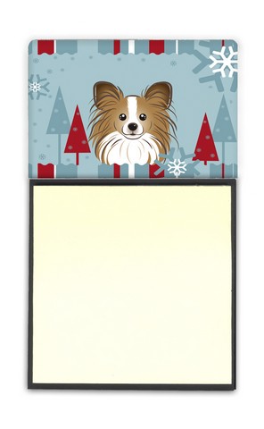 BB1744SN Winter Holiday Papillon Sticky Note Holder