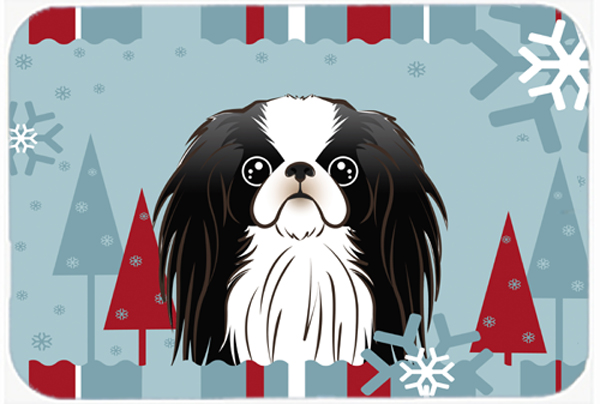 Winter Holiday Japanese Chin Mouse Pad, Hot Pad & Trivet