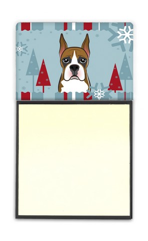 Winter Holiday Boxer Sticky Note Holder