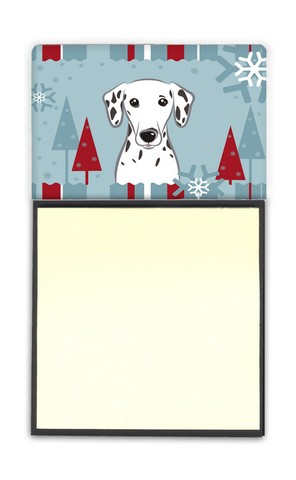 Winter Holiday Dalmatian Sticky Note Holder
