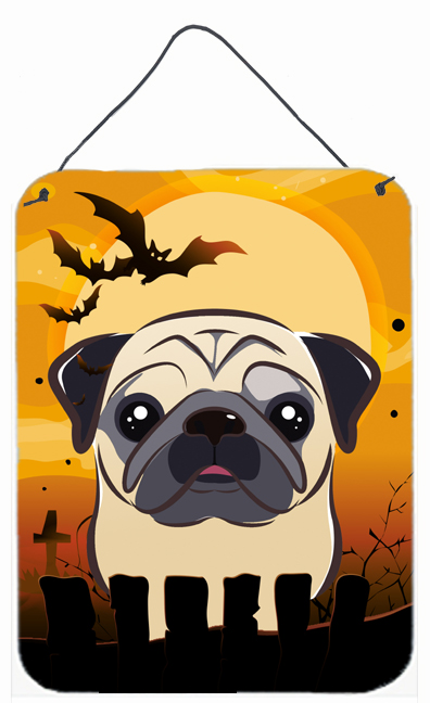 Halloween Fawn Pug Wall and Door Hanging Prints