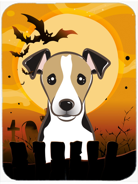 Halloween Jack Russell Terrier Mouse Pad, Hot Pad & Trivet