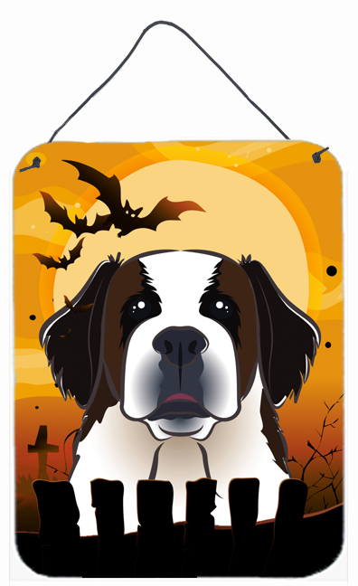 Halloween Saint Bernard Wall and Door Hanging Prints