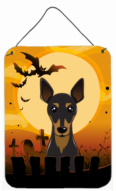 Halloween Min Pin Wall and Door Hanging Prints