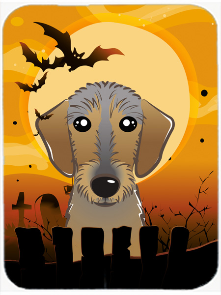 Halloween Wirehaired Dachshund Mouse Pad, Hot Pad & Trivet