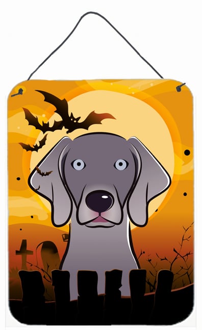 Halloween Weimaraner Wall and Door Hanging Prints