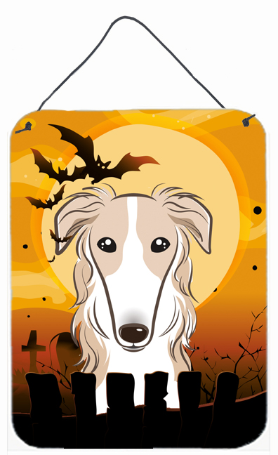 Halloween Borzoi Wall and Door Hanging Prints