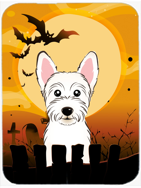 BB1784MP Halloween Westie Mouse Pad- Hot Pad & Trivet