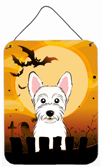 Halloween Westie Wall and Door Hanging Prints