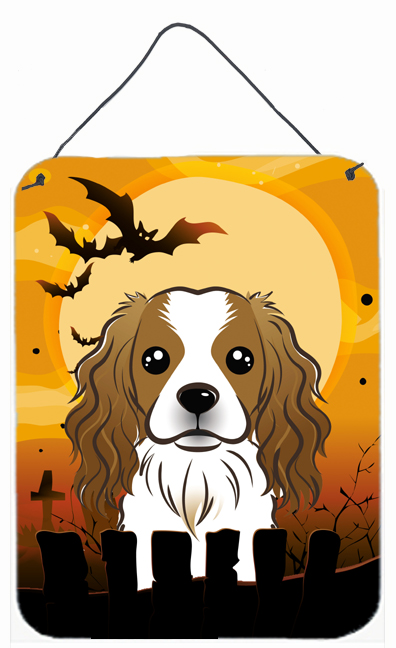 Halloween Cavalier Spaniel Wall and Door Hanging Prints