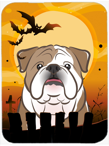 Halloween English Bulldog Mouse Pad, Hot Pad & Trivet