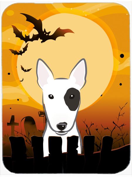 Halloween Bull Terrier Mouse Pad, Hot Pad & Trivet