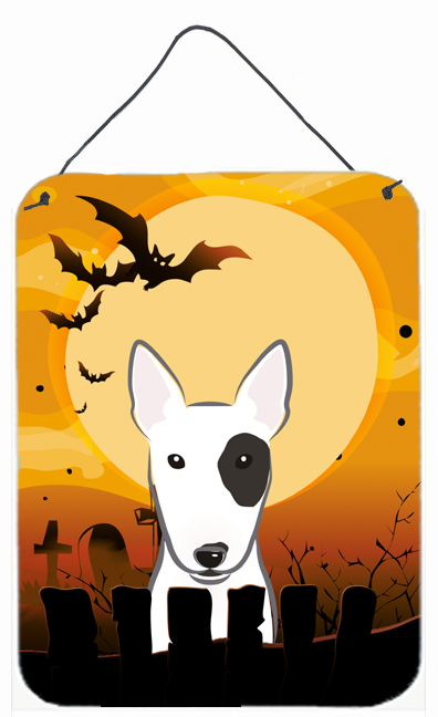 Halloween Bull Terrier Wall and Door Hanging Prints