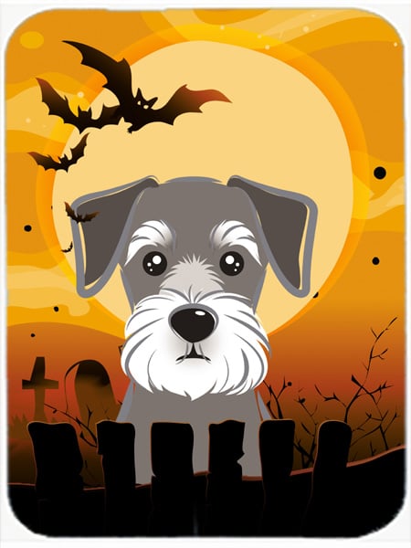 Halloween Schnauzer Mouse Pad, Hot Pad & Trivet