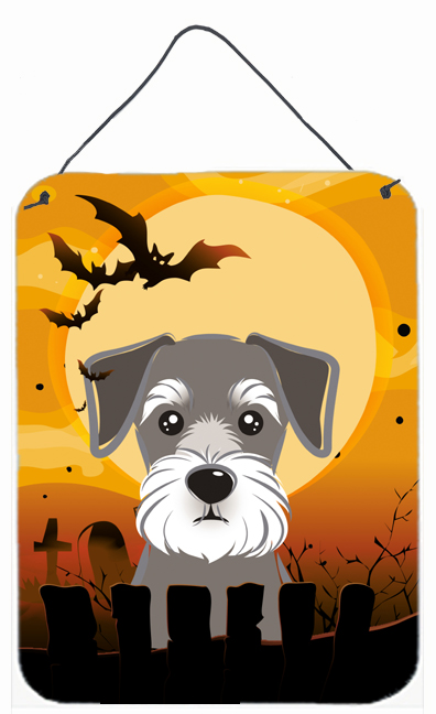 Halloween Schnauzer Wall and Door Hanging Prints