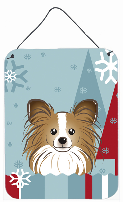 Winter Holiday Papillon Wall and Door Hanging Prints