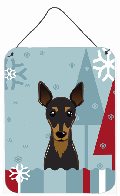 Winter Holiday Min Pin Wall and Door Hanging Prints