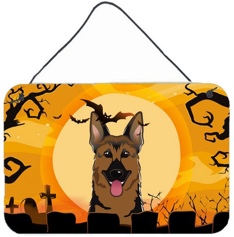 Halloween German Shepherd Wall and Door Hanging Prints