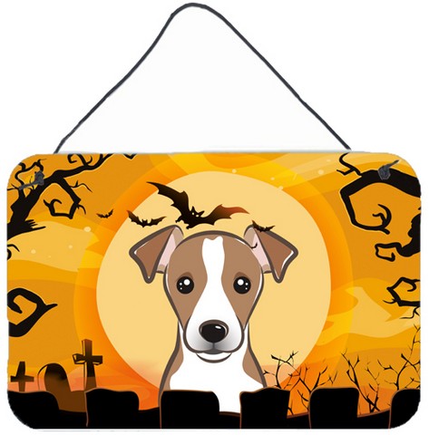 Halloween Jack Russell Terrier Wall and Door Hanging Prints