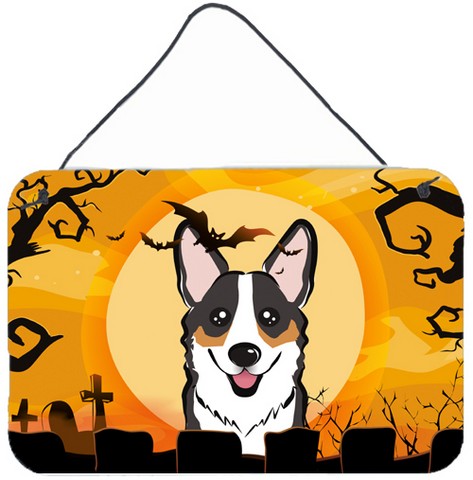 Halloween Tricolor Corgi Wall and Door Hanging Prints