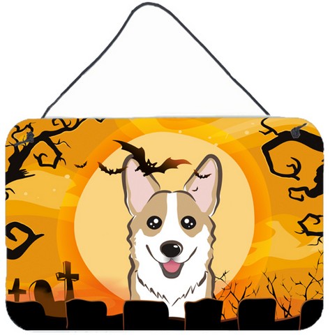 Halloween Sable Corgi Wall and Door Hanging Prints