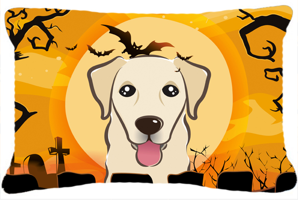 Halloween Golden Retriever Fabric Decorative Pillow