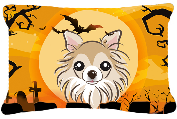 Halloween Chihuahua Fabric Decorative Pillow