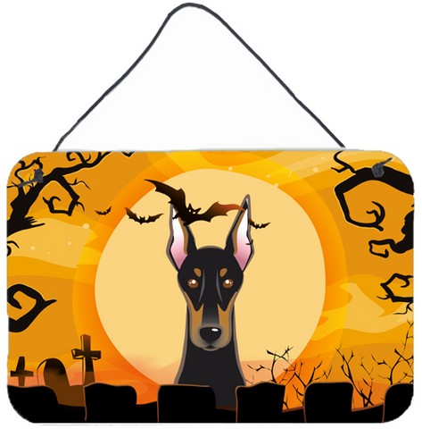 Halloween Doberman Wall and Door Hanging Prints