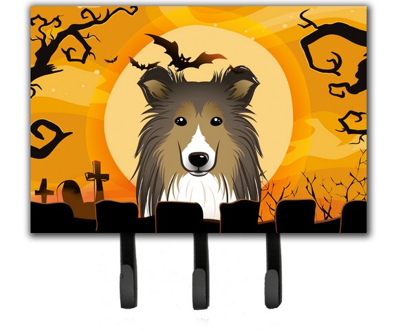 BB1800TH68 Halloween Sheltie Leash & Key Holder