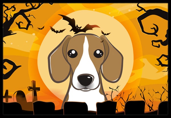 Halloween Beagle Indoor & Outdoor Mat, 24 x 36 in.