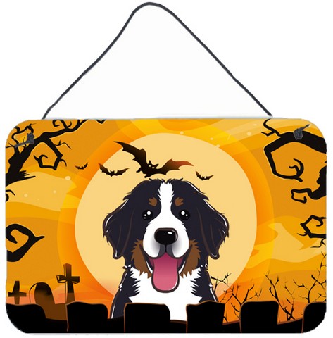 Halloween Bernese Mountain Dog Wall and Door Hanging Prints