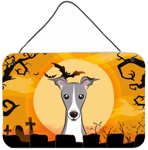 Halloween Italian Greyhound Wall and Door Hanging Prints