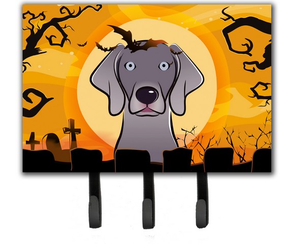 Halloween Weimaraner Leash & Key Holder