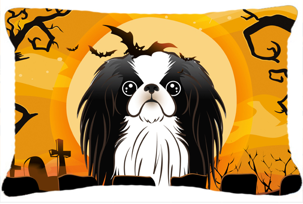 Halloween Japanese Chin Fabric Decorative Pillow