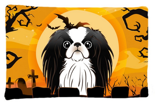 Halloween Japanese Chin Fabric Standard Pillowcase
