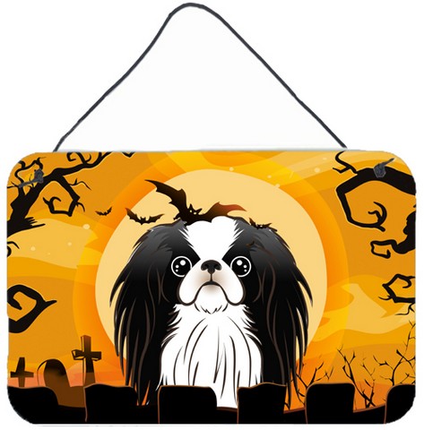 Halloween Japanese Chin Wall and Door Hanging Prints