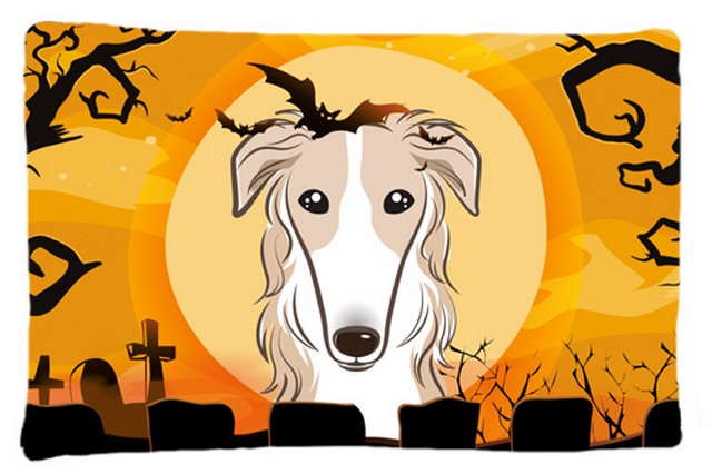 Halloween Borzoi Fabric Standard Pillowcase