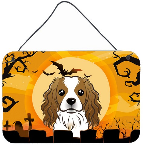 Halloween Cavalier Spaniel Wall and Door Hanging Prints