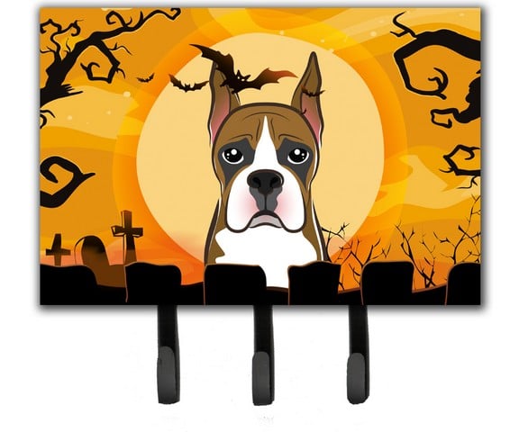 BB1781TH68 Halloween Boxer Leash & Key Holder