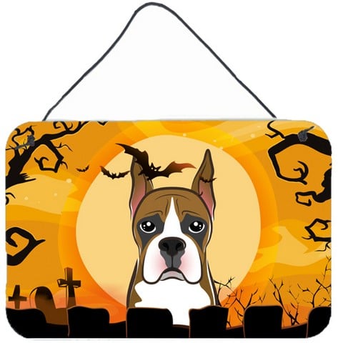 Halloween Boxer Wall and Door Hanging Prints