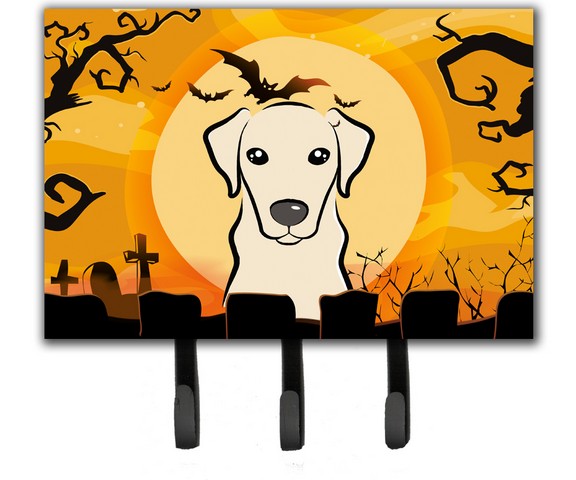 Halloween Yellow Labrador Leash & Key Holder