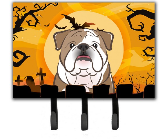 Halloween English Bulldog Leash & Key Holder