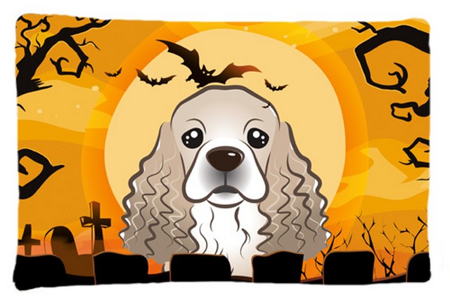 Halloween Cocker Spaniel Fabric Standard Pillowcase