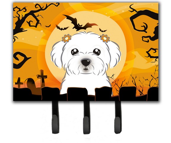 Halloween Maltese Leash & Key Holder