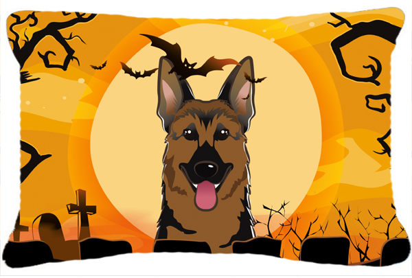 Halloween German Shepherd Fabric Decorative Pillow