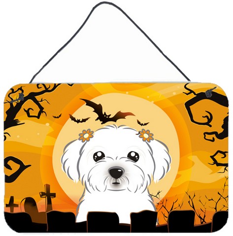 Halloween Maltese Wall and Door Hanging Prints