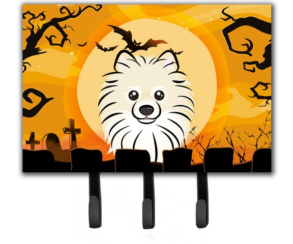 BB1765TH68 Halloween Pomeranian Leash & Key Holder